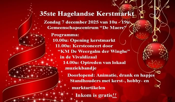 Hagelandse Kerstmarkt 2025